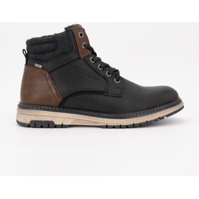 Bottines zippées intérieur moutonné à lacets semelle écru Homme TOM TAILOR - Publicité Bottines zippées intérieur moutonné à lacets semelle écru Homme TOM TAILOR - Publicité