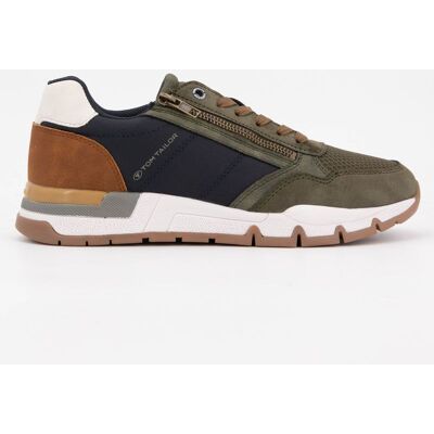 Baskets en toile zippées avec lacets semelle gomme Homme TOM TAILOR - Publicité Baskets en toile zippées avec lacets semelle gomme Homme TOM TAILOR - Publicité
