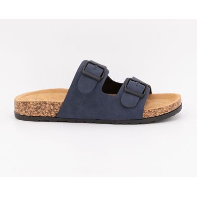 Sandales suede double boucle à enfiler Femme BILL TORNADE - Publicité Sandales suede double boucle à enfiler Femme BILL TORNADE - Publicité