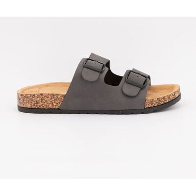 Sandales suede double boucle à enfiler Femme BILL TORNADE - Publicité Sandales suede double boucle à enfiler Femme BILL TORNADE - Publicité