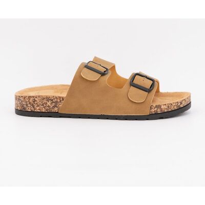 Sandales suede double boucle à enfiler Femme BILL TORNADE - Publicité Sandales suede double boucle à enfiler Femme BILL TORNADE - Publicité