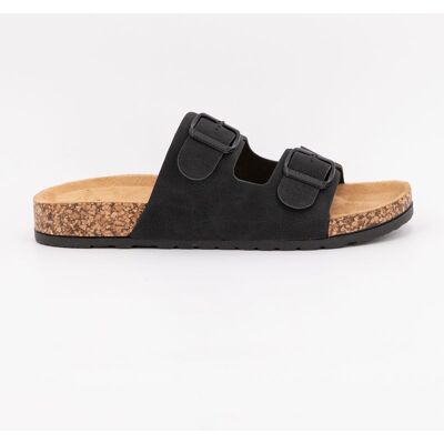 Sandales suede double boucle à enfiler Femme BILL TORNADE - Publicité Sandales suede double boucle à enfiler Femme BILL TORNADE - Publicité