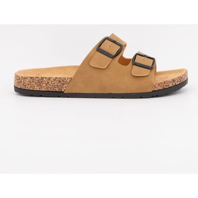 Sandales suede à enfiler avec fermeture boucle Homme BILL TORNADE - Publicité Sandales suede à enfiler avec fermeture boucle Homme BILL TORNADE - Publicité