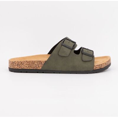 Sandales suede à enfiler avec fermeture boucle Homme BILL TORNADE - Publicité Sandales suede à enfiler avec fermeture boucle Homme BILL TORNADE - Publicité