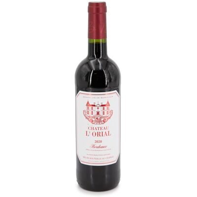 Vin rouge de Bordeaux AOC 2020 75cl CHATEAU L ORIAL - Publicité Vin rouge de Bordeaux AOC 2020 75cl CHATEAU L ORIAL - Publicité