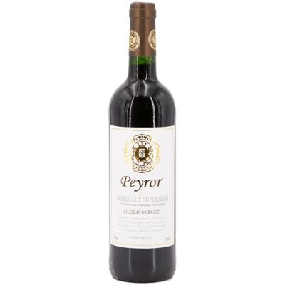 Aoc bordeaux rouge superieur 2021 Peyror CHATEAU DE RAZAT - Publicité Aoc bordeaux rouge superieur 2021 Peyror CHATEAU DE RAZAT - Publicité