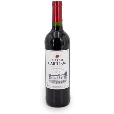 Vin rouge de Bordeaux Fronsac AOC 2018 75cl CHATEAU CARILLON - Publicité Vin rouge de Bordeaux Fronsac AOC 2018 75cl CHATEAU CARILLON - Publicité