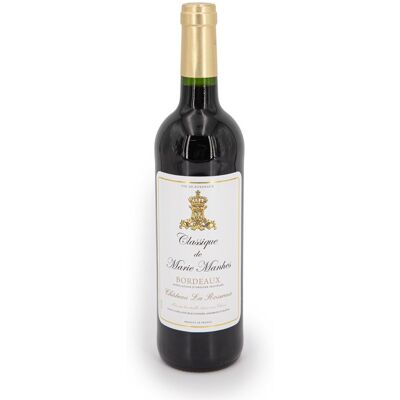 Vin rouge de Bordeaux AOC Classique de Marie Manhes 2021 75cl CHATEAU LA ROSERAIE - Publicité Vin rouge de Bordeaux AOC Classique de Marie Manhes 2021 75cl CHATEAU LA ROSERAIE - Publicité