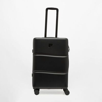 Valise cabine rigide 4 roues compartiments PIERRE CARDIN - Publicité Valise cabine rigide 4 roues compartiments PIERRE CARDIN - Publicité