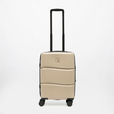Valise cabine rigide 4 roues compartiments PIERRE CARDIN - Publicité Valise cabine rigide 4 roues compartiments PIERRE CARDIN - Publicité
