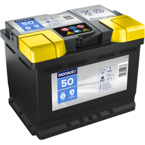 Batterie Start & Stop Norauto Agm Bv50 60 Ah - 660 A - Publicité Batterie Start & Stop Norauto Agm Bv50 60 Ah - 660 A - Publicité