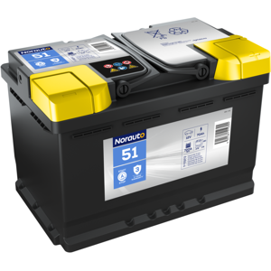 Batterie Start & Stop Norauto Agm Bv51 70 Ah - 720 A - Publicité Batterie Start & Stop Norauto Agm Bv51 70 Ah - 720 A - Publicité