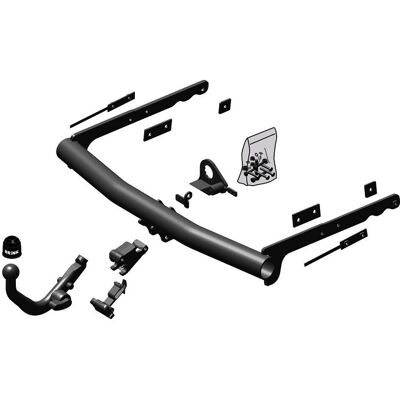 Attelage de remorque Brink BMA 486400 - Boule amovible, Noir - Publicité Attelage de remorque Brink BMA 486400 - Boule amovible, Noir - Publicité
