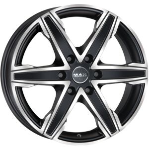 Mak Jante Alu Mak King6 9x20 6x139.7 Et38 Noir Mat Poli