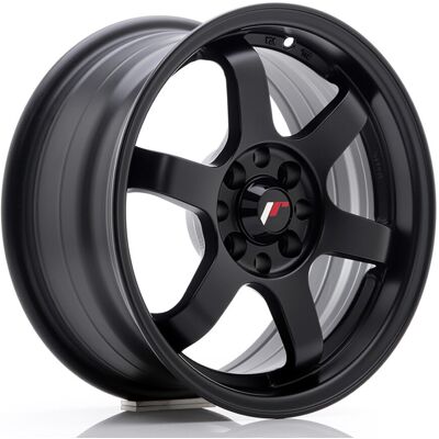 Jante Alu Japan Racing Jr3 - 15 Pouces - Noir Mat - Publicité Jante Alu Japan Racing Jr3 - 15 Pouces - Noir Mat - Publicité
