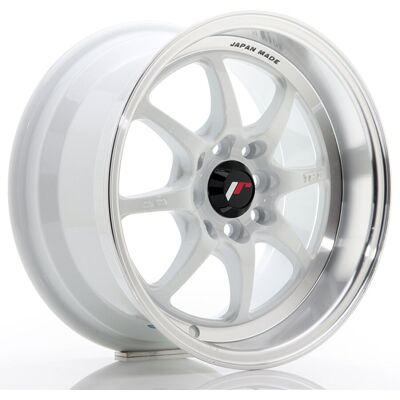 Jante Alu Japan Racing Tf2 - 15 Pouces - Blanc Bord Poli - Publicité Jante Alu Japan Racing Tf2 - 15 Pouces - Blanc Bord Poli - Publicité