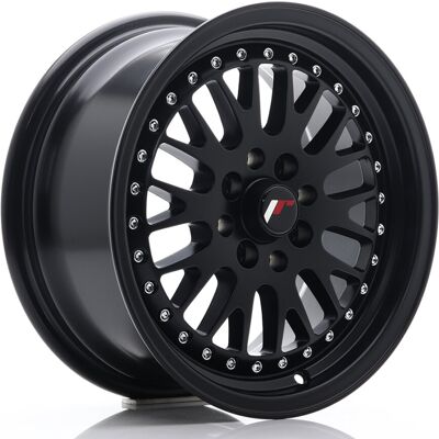 Jante Alu Japan Racing Jr10 - 15 Pouces - Noir Mat - Publicité Jante Alu Japan Racing Jr10 - 15 Pouces - Noir Mat - Publicité