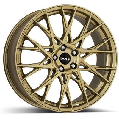 Jante en alliage Dotz Fuji Gold - 8x20 5x112 pour VW/Seat - Publicité Jante en alliage Dotz Fuji Gold - 8x20 5x112 pour VW/Seat - Publicité