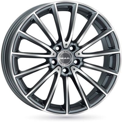 MAK Komet 18x8 Miroir Métallique Gun Jante - Wheel Rim - Publicité MAK Komet 18x8 Miroir Métallique Gun Jante - Wheel Rim - Publicité