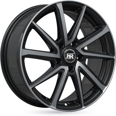 Jante Alu Racer Road - 18 Pouces - Noir Brillant - Publicité Jante Alu Racer Road - 18 Pouces - Noir Brillant - Publicité