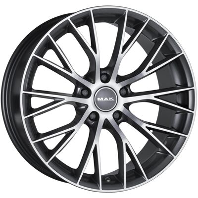 Mak Munchen 8x18 Gun Metal - Roue pour Citroen, VW, Mitsubishi, Land Rover, Skoda - Publicité Mak Munchen 8x18 Gun Metal - Roue pour Citroen, VW, Mitsubishi, Land Rover, Skoda - Publicité