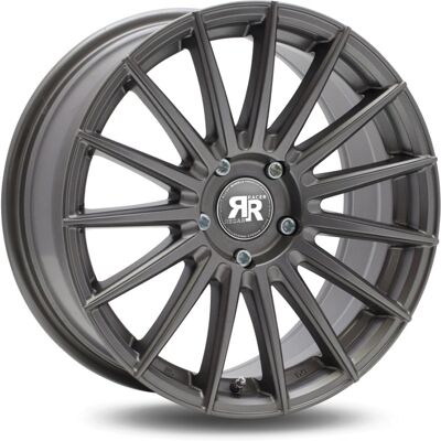Jante Alu Racer Monza - 15 Pouces - Gris - Publicité Jante Alu Racer Monza - 15 Pouces - Gris - Publicité