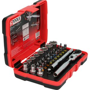 Ks tools Coffret D'embouts De Vissage Et Douilles 918.3005 Carré 1/4