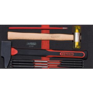 Ks tools Module D'outils De Frappe Manche Fibre 713.1102 Ks Tools 9 Pièces