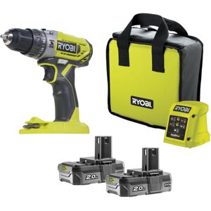 Ryobi Perceuse Visseuse À Percussion Ryobi 40 Nm Avec 2 Batteries Et Un Chargeur