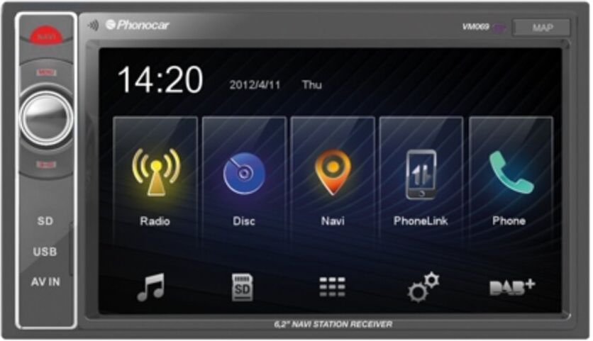 Autoradio Phonocar Vm069 Avec Bluetooth