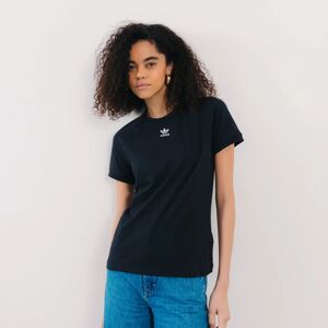 Adidas Originals Tee Shirt Essential Trefoil noir s femme