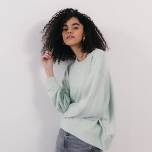 Adidas Originals Sweat Crew Essential Trefoil vert d'eau l femme