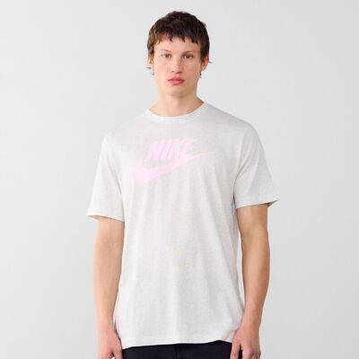 Nike Tee Shirt Icon Futura blanc/rose m homme - Publicité Nike Tee Shirt Icon Futura blanc/rose m homme - Publicité