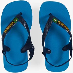 Havaianas Baby Brasil Logo Ii - Bébé bleu 21 unisexe