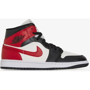 Jordan Air Jordan 1 Mid Black Toe blanc/rouge 37,5 femme