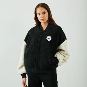 Converse Jacket Sherpa Varsity noir/beige s femme