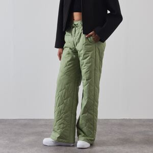 Nike Pant Quilted Essential vert s femme