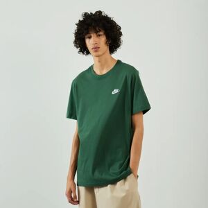 Nike Tee Shirt Club vert/blanc l homme