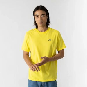 Nike Tee Shirt Club jaune l homme