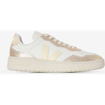 Veja V-90 blanc/or 36 femme - Publicité Veja V-90 blanc/or 36 femme - Publicité
