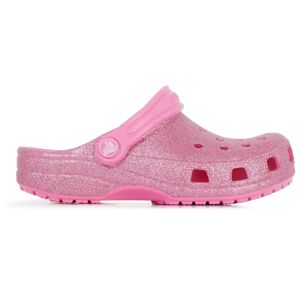 Crocs Classic Glitter Clog - Enfant rose brillant 33/34 unisexe