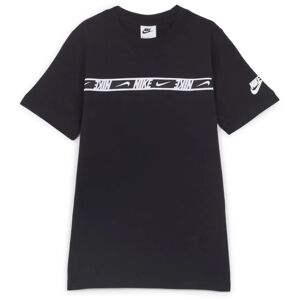 Nike Tee Shirt Repeat Logo noir/blanc 7/8 ans unisexe