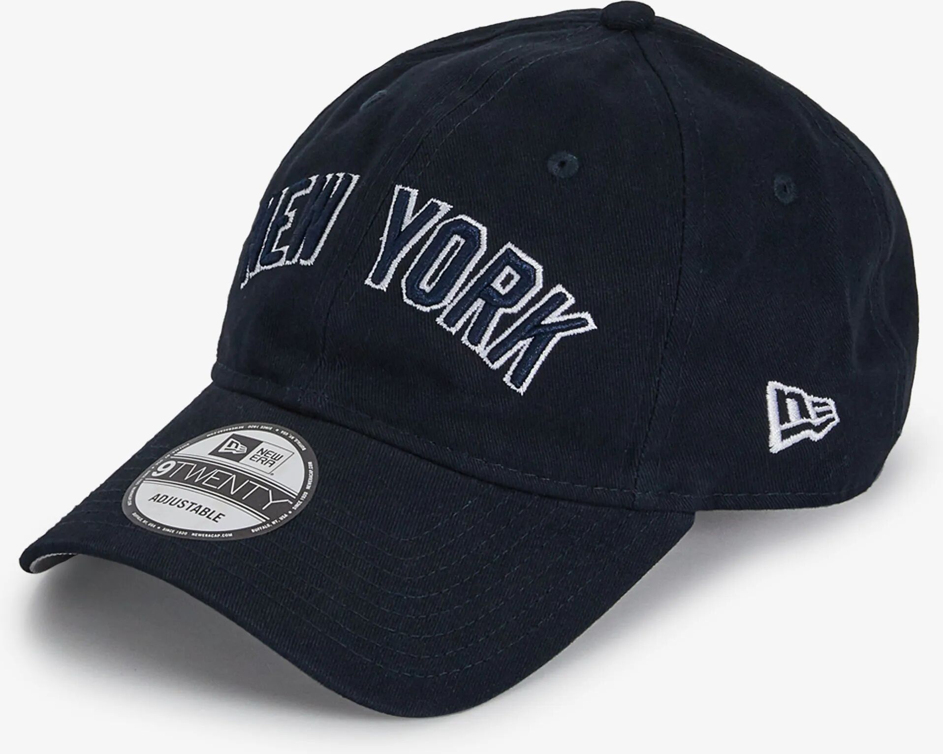 New Era 9twenty Ny Team Script marine/blanc tu unisex