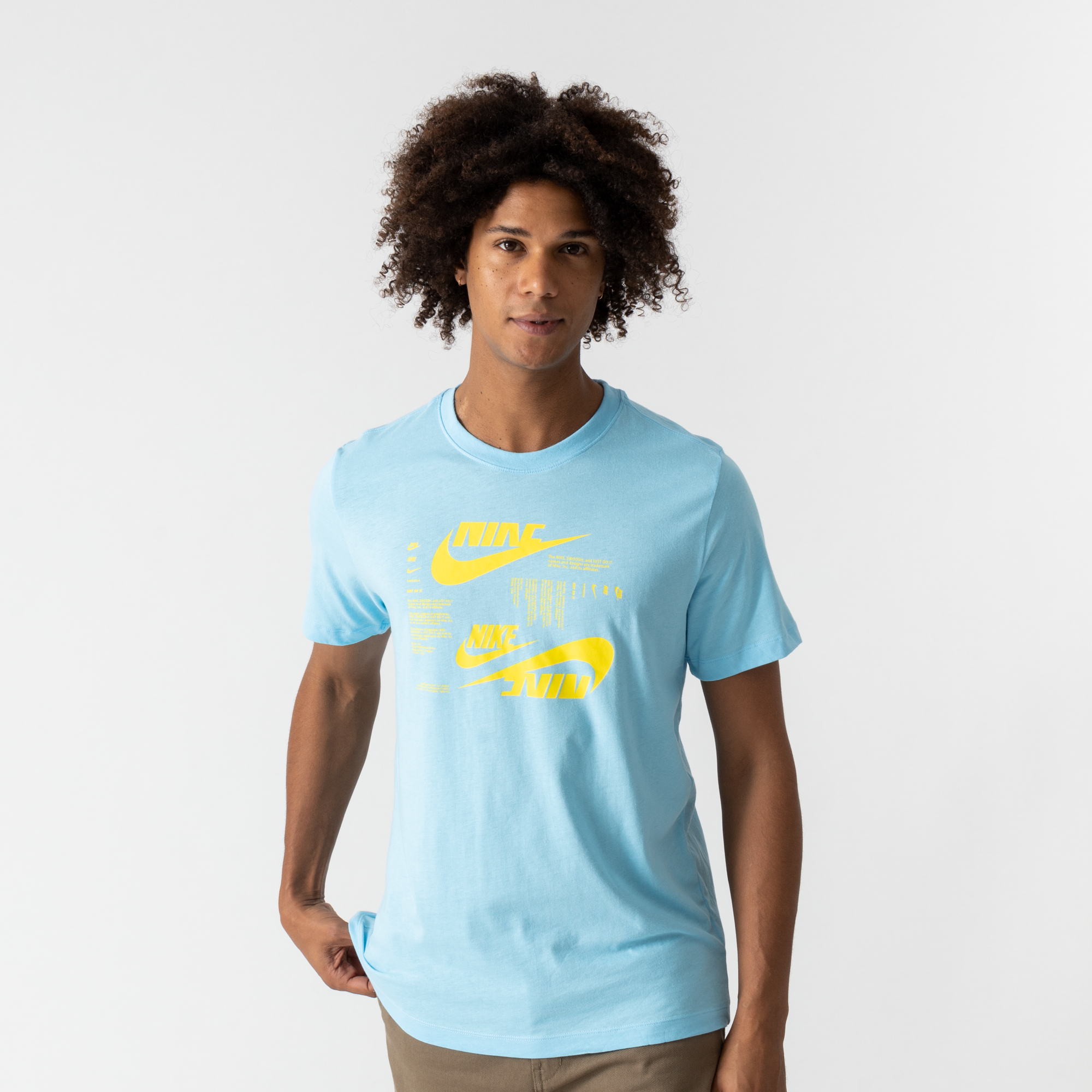 Nike Tee Shirt Logo Graphic  - bleu - Size: xs - male