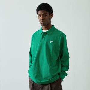 Nike Tee Shirt Ls Polo Club vert/blanc l homme