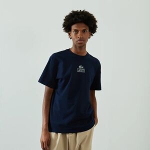 Lacoste Tee Shirt Big Logo Centered bleu xs homme