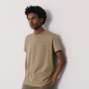 Lacoste Tee Shirt Classic Small Logo marron s homme