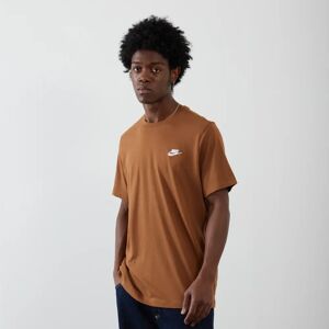 Nike Tee Shirt Club marron l homme