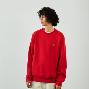 Lacoste Sweat Crew Classic Logo rouge s homme