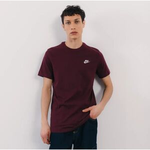 Nike Tee Shirt Club bordeaux xs homme